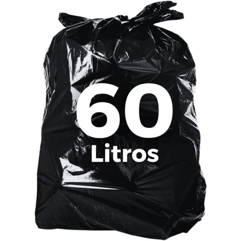 SACO LIXO PRETO 60LT C/ 100UN